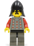 LEGO cas026 Fright Knights - Knight 2, Black Neck-Protector